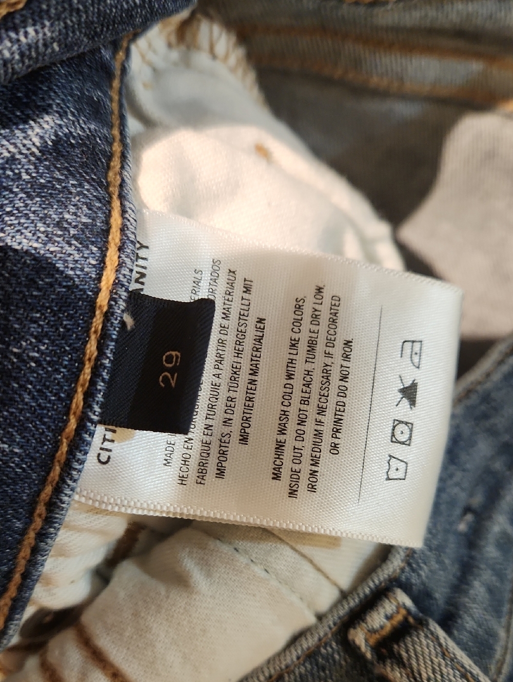 ❤️ NWOT! CITIZENS OF HUMANITY OLIVIA HIGH RISE SLIM ANKLE JEANS, 8 (29) - Picture 11 of 14
